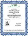 CCOF certificate